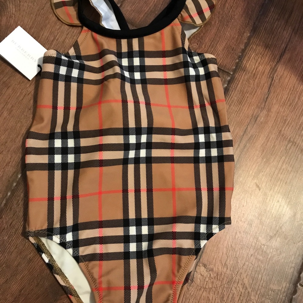 Baby Burberry bathing suit 2y